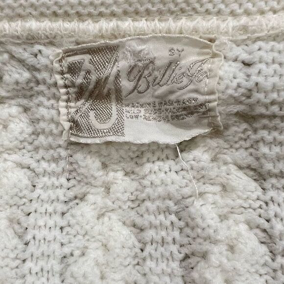 Vintage Ivory Cable Knit Vest Women’s Medium - Picture 2 of 3